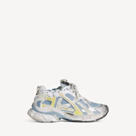 Γυναικείο αθλητικό Sneakers σε μπλε/κίτρινο/λευκό