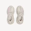 Γυναικείο αθλητικό Sneakers «Track Signature» σε μπεζ/ροζ