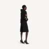 Γυναικείο φούτερ με κουκούλα Balenciaga Sacra Cœur με μεσαία εφαρμογή, σε μαύρο χρώμα