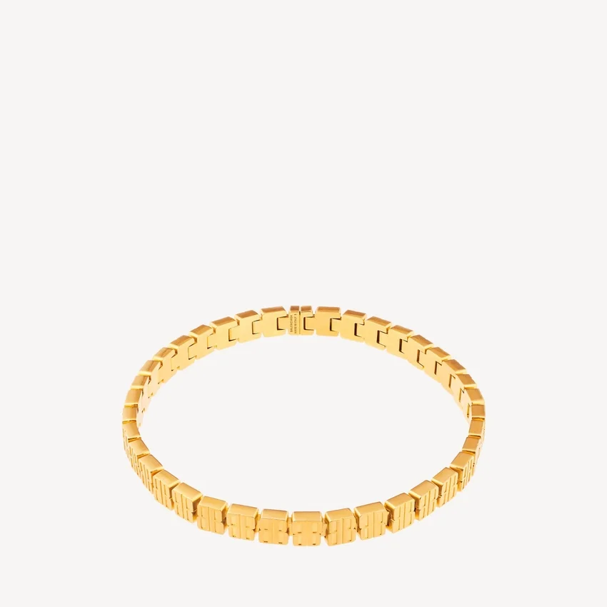 Γυναικείο κολιέ τύπου choker με μίνι κρίκους σε γυαλιστερό χρυσό