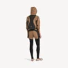 Γυναικείο κοντό μπουφάν techwear σε χρώμα καμήλας