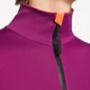 Γυναικείο κορμάκι Techwear με μακριά μανίκια σε μωβ/πορτοκαλί