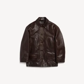 Γυναικείο oversized παλτό σε χρώμα καφέ