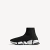 Γυναικείο πλεκτό πάνινο Sneakers Speed 2.0 από ανακυκλωμένα υλικά σε μαύρο/ασημί