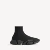 Γυναικείο πλεκτό πάνινο Sneakers Speed 2.0 από ανακυκλωμένα υλικά σε μαύρο χρώμα