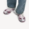 Γυναικείο Radar Sneakers με διαβαθμισμένες γραμμές σε μωβ/γκρι/ροζ/λευκό
