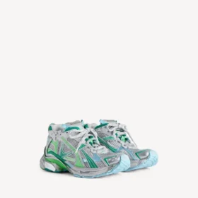 Ανδρικά Sneakers σε γκρι/πράσινο/μπλε