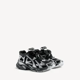 Ανδρικά Sneakers σε μαύρο/ασημί