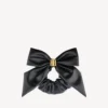 Γυναικείο scrunchie Clemence XL σε μαύρο/χρυσό