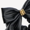 Γυναικείο scrunchie Clemence XL σε μαύρο/χρυσό