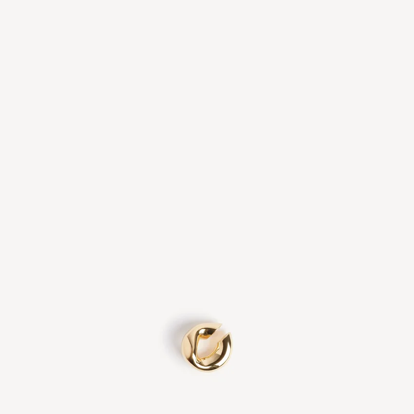 Γυναικείο σκουλαρίκι τύπου «ear cuff» eisa xs σε γυαλιστερό χρυσό
