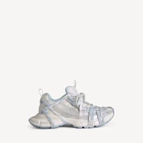 Γυναικείο Sneakers 3XL Extreme Laces με λογότυπο σε λευκό/εκρού/γαλάζιο