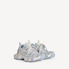 Γυναικείο Sneakers 3XL Extreme Laces με λογότυπο σε λευκό/εκρού/γαλάζιο