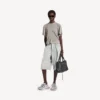 Γυναικείο Sneakers 3XL με διαφανή σόλα gel σε λευκό/ροζ/μαύρο