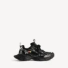 Γυναικείο Sneakers 3XL με διακοσμητικά στοιχεία σε μαύρο/ασημί