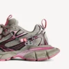 Γυναικείο Sneakers 3XL με ντεγκραντέ και διακοσμητικά στοιχεία σε γκρι/ροζ