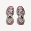 Γυναικείο Sneakers 3XL με ντεγκραντέ και διακοσμητικά στοιχεία σε γκρι/ροζ