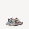 Γυναικείο Sneakers 3XL με πλέξη σε καφέ/μπεζ/μπλε