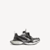 Γυναικείο Sneakers 3XL σε μαύρο/ασημί