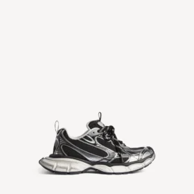 Γυναικείο Sneakers 3XL σε μαύρο/ασημί