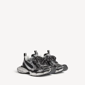Γυναικείο Sneakers 3XL σε μαύρο/ασημί