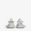 Γυναικείο Sneakers με κορδόνια 3XL σε χρώματα ταούπε/λευκό/ανοιχτό μπλε