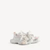 Γυναικείο Sneakers με κορδόνια 3XL σε λευκό/ανοιχτό ροζ