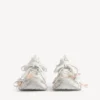 Γυναικείο Sneakers με κορδόνια 3XL σε λευκό/ανοιχτό ροζ