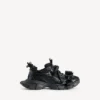 Γυναικείο Sneakers με κορδόνια 3XL σε μαύρο χρώμα