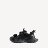 Γυναικείο Sneakers με κορδόνια 3XL σε μαύρο χρώμα