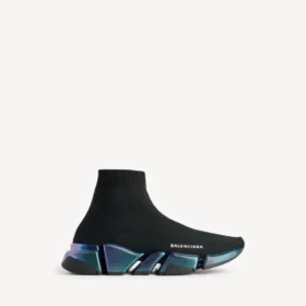 Ανδρικά Sneakers Speed 2.0 με ιριδίζον φινίρισμα σε μαύρο χρώμα