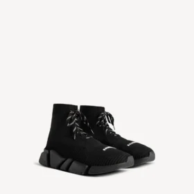 Γυναικείο Sneakers Speed 2.0 με κορδόνια σε μαύρο χρώμα