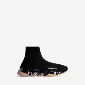 Γυναικείο Sneakers Speed 2.0 με πλήρως διαφανή σόλα από ανακυκλωμένο πλεκτό ύφασμα σε μαύρο/μπεζ