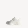 Γυναικείο Sneakers Triple S Glitter Spray σε λευκό/ασημί