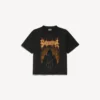 Γυναικείο T-shirt Balenciaga Sacra Cœur με μεσαία εφαρμογή, σε μαύρο χρώμα