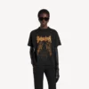 Γυναικείο T-shirt Balenciaga Sacra Cœur με μεσαία εφαρμογή, σε μαύρο χρώμα