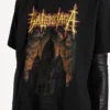 Γυναικείο T-shirt Balenciaga Sacra Cœur με μεσαία εφαρμογή, σε μαύρο χρώμα
