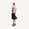 Γυναικείο T-shirt Balenciaga Sacra Cœur με μεσαία εφαρμογή σε παλαιό ροζ χρώμα