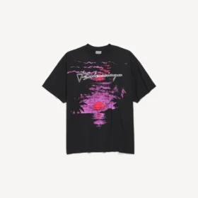 Γυναικείο T-shirt «Dream» με μεσαία εφαρμογή σε μαύρο χρώμα