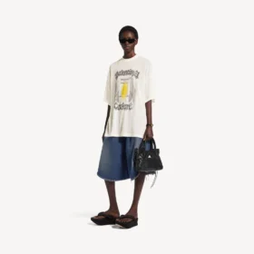 Γυναικείο T-shirt Salon de Couture με ειδική γραμμή σε κρεμ χρώμα