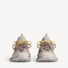 Γυναικείο Track Sneakers με κορδόνια σε χρώματα ταούπε/κίτρινο/μοβ/καφέ/μαύρο