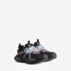 Γυναικείο Track Sneakers με κορδόνια σε μαύρο/ροζ/μπλε/μπεζ