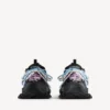Γυναικείο Track Sneakers με κορδόνια σε μαύρο/ροζ/μπλε/μπεζ