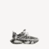 Γυναικείο Track Sneakers με λογότυπο σε στένσιλ σε μαύρο/λευκό