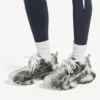 Γυναικείο Track Sneakers με λογότυπο σε στένσιλ σε μαύρο/λευκό