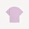 Γυναικείο vintage oversized T-shirt σε στυλ σέρφερ σε παλαιό ροζ χρώμα