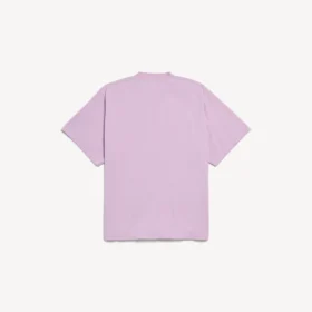 Γυναικείο vintage oversized T-shirt σε στυλ σέρφερ σε παλαιό ροζ χρώμα