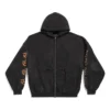 Heavy Metal Φούτερ με κουκούλα και φερμουάρ, Oversized “Black Faded” 744444TOVD91055