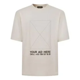 Η ΔΙΑΦΗΜΙΣΗ ΣΑΣ ΕΔΩ T-shirt Oversized «Μπεζ» 676589TLVF49054