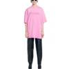 Καπέλα T-shirt Boxy Fit «Ροζ» 651795TNVL15700